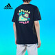 阿迪達斯（adidas）男裝女裝夏季健身訓練運動(dòng)服透氣休閑圓領(lǐng)T恤衫HS8852 3XS碼
