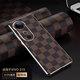 及派vivos19手機殼商務(wù)VIVO S19保護套格紋高檔S19Pro防摔全包鏡頭男士vivo奢華高端個(gè)性創(chuàng  )意 vivos19【咖啡格】高端皮革 電鍍銀邊