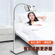 Aseblarm落地手機(jī)懶人支架iPad平板電腦支撐架床上萬能通用pad夾床頭躺著看神器家用直播三角架子拍攝專用 手機(jī)版款【360度萬向夾】白色