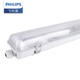 飛利浦（PHILIPS）T8LED三防燈防水防塵抗沖擊支架雙端供電雙管雙支1.2米支架+2支22W燈管全套 白光（6500K）