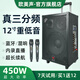 歐美聲 戶外音響k歌專用三分頻大功率專業(yè)唱歌直播廣場(chǎng)舞演出高品質(zhì)大音量移動(dòng)拉桿藍(lán)牙便攜音箱設(shè)備 12英寸263拉桿 450W 1無(wú)線話筒1頭戴耳麥+大禮包