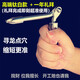 子木雅居臺灣九龍道長同款鈦白金折疊尋龍尺高精度點穴探測儀自動式探測器 高端鈦白款【一年禮拜】