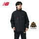 NEW BALANCE NB 奧萊特價(jià)清倉男士春秋雙面穿抓絨仿羊羔絨外套 AMJ21350-BK S