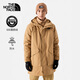 The North Face北面三合一男戶外保暖600蓬鵝絨內(nèi)膽中長款7QT5 卡其色/LIK S