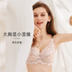 怡倩怡倩大胸顯小全罩杯薄款文胸 軟鋼圈聚攏收副乳調整型超薄內衣女 夏日藕 80F