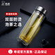 希諾（HEENOOR） 希諾玻璃杯雙層官方直售男女士家用高檔泡茶杯透明隔熱車(chē)載水杯 本色-禮盒包裝 335ml
