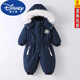 迪士尼（Disney）嬰幼兒童寶寶滑雪羽絨服男女童羽絨服棉襖新生兒爬連體衣冬季外出 藏青色 110cm