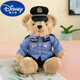 迪士尼（Disney）網(wǎng)紅定制警察熊交警熊毛絨公仔玩偶玩具特警小熊消防小熊娃娃玩偶 民警小熊棕色【高品質(zhì)-原版】 52厘米【墨鏡+領(lǐng)帶+證件】