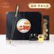 派克（PARKER）鋼筆國潮文創(chuàng)紅色禮盒威雅XL墨水筆高端簽字筆文具套裝商務(wù)送禮男女生日禮物伴手禮 企業(yè)定制刻字 威雅黑金夾墨水筆【國潮·黑金禮盒】