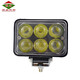 朋威汽車(chē)LED射燈大燈電動(dòng)車(chē)燈led改裝車(chē)燈12v24V-80付通用越野車(chē)射燈外置前大燈貨車(chē)燈超亮 汽車(chē)高亮3寸方6燈LED透鏡方燈