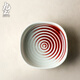 九土日式手工陶瓷餐盤(pán)家用菜盤(pán)復古圓盤(pán)西餐點(diǎn)心盤(pán)子創(chuàng  )意餐具食器 素雅白 【碟子】14cm