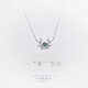 Twinkle Angel925銀一鹿有你麋鹿項鏈女小眾輕奢時(shí)尚鎖骨鏈飾品情人節生日禮物 銀色麋鹿項鏈