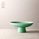 九土手工日式陶瓷高腳盤(pán)茶點(diǎn)盤(pán)果盤(pán)糕點(diǎn)零食高足托盤(pán)創(chuàng  )意復古餐具家用