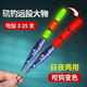 福王 大物磯釣浮漂醒目日夜兩用夜光漂磯竿專用阿波遠(yuǎn)投路滑魚漂電子 SS-6（吃鉛10g） 【咬鉤變色款】兩支裝