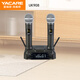 雅橋（YACARE）UK-908自動(dòng)充電無線話筒家用唱歌U段可調(diào)頻一拖二專業(yè)K歌音響