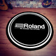 歌悅Roland羅蘭電鼓地毯爵士鼓錄音室搖滾隔音降噪鼓墊架子鼓防滑地墊 黑色 圓形 1.2米*1.2米