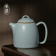 青澹 汝窯泡茶壺景德鎮(zhèn)小號單壺仿古汝瓷家用天青可養(yǎng)手工秦權壺 秦權壺170ml 開片可養(yǎng) 170ml