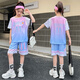 卡兔藍(lán)貓（KATULANMAO）女童童裝2023新款寬松籃球服中大童時(shí)尚球服女兒童速干兩件套套裝 粉紅色 160