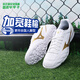 美津濃（MIZUNO）小李子:美津濃足球鞋比賽成人男鞋人造草地訓(xùn)練鞋飛盤鞋女寬版 白金色P1GD249407 （AS碎釘） 42 (270JP)