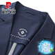 皮爾卡丹（pierre cardin）冰絲西服男士春夏款薄款商務(wù)休閑防曬衣小西裝男單西上衣服外套潮 藏青色 XL 180/96A碼(適合145-165斤)