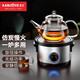 金灶（KAMJOVE） 煮茶器 電茶爐燒水爐適用鑄鐵壺養(yǎng)生玻璃壺 電熱爐燒水茶爐HW-609 單煮茶爐