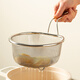 onlycook家用304不銹鋼漏勺廚房撈面勺 煮面油炸漏網(wǎng)過濾網(wǎng)火鍋細(xì)網(wǎng)油格籃 304異形細(xì)網(wǎng)油格大號