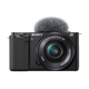 【99成新】索尼（SONY）ZV-E10L 半畫(huà)幅微單相機 標準鏡頭套裝  美膚拍照 顏值機身 精準對焦 VLOG APS-C畫(huà)幅 黑色  