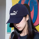 彪馬（PUMA）帽子男女 夏季新款運動帽休閑情侶棒球帽遮陽帽戶外大頭圍鴨舌帽 052919-18/粗呢藍 均碼