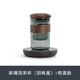 南山先生玻璃茶杯家用水杯男士防燙綠茶杯帶蓋辦公輕便高端泡茶杯 玻璃泡茶杯+恒溫墊(木紋)