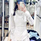 希蘇隆lulu防曬衣白色連帽冰絲女夏季薄款瑜伽服透氣修身防曬服防紫外線 白色 M