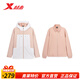 特步（XTEP）男外套2023新款寬松運動(dòng)休閑風(fēng)衣男款連帽防風(fēng)夾克戶(hù)外兩件套 珍珠白 M