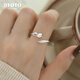 DTOTO925銀戒指女郁金香復古小眾設計氣質(zhì)高級感對戒送女友生日禮物郁金香戒指+品牌禮盒