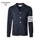 THOM BNAIL TB四道杠衛.衣款休閑小西服潮流帥氣男女INS網(wǎng)紅四條杠西裝外套湯姆潮牌 深藍色 1碼/M