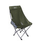 悠度（YODO）戶(hù)外折疊椅辦公室休閑椅月亮椅沙灘釣魚(yú)椅子午睡椅靠背躺椅便攜折疊椅 軍綠色-月亮椅兩側透氣