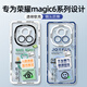 XP適用榮耀magic6pro手機(jī)殼鏡頭全包Magic6pro透明軟散熱硅膠卡通男女生款防摔高級(jí)感-白框清醒搞錢