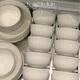 康陌（KANGMO）碗盤餐具家用新款輕奢簡約風(fēng)陶瓷餐具整套喬遷禮物  流韻52頭