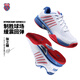 蓋世威（K·SWISS）兒童網(wǎng)球鞋男女童青少年運動(dòng)鞋防滑HYPERCOURT EXPRESS 2 白紅藍86613-141/119 37