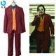 牧獸joker杰昆菲尼克斯服裝電影小丑衣服COS萬圣節(jié)cosplay表演男西裝 男款【制服呢】 XL
