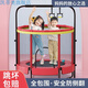 蹦蹦床家庭版兒童室內(nèi)小型家用跳跳床樂園大型彈簧彈跳床小游樂場 基礎(chǔ)款-1米小號 承重200斤-實物圖第二張