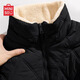 名創(chuàng)優(yōu)品（MINISO）保暖棉服男2024新款立領(lǐng)加厚冬季男士加絨菱形格棉衣 黑 3XL