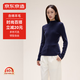 京東京造毛衣女時尚針織衫氣質(zhì)半高領(lǐng)衣服百搭冬外套女 黑色 M