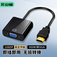 北山雀 HDMI轉VGA轉換器線(xiàn) HDMI公轉VGA母高清hdmi視頻轉接頭線(xiàn)筆記本電腦投影儀適配器線(xiàn) BSQ-406