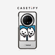 CASETIFY 吐舌小狗 適用于HUAWEI華為 Mate 70/60/Pro 防摔手機(jī)保護(hù)殼 透明黑框 Huawei Mate 60 Pro