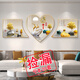 城篇家和富貴現代簡(jiǎn)約沙發(fā)背景墻裝飾畫(huà)山水三聯(lián)掛畫(huà)輕奢大氣客廳壁畫(huà) A家和富貴 60*40/60*60/60*40紋理面pvc金邊
