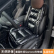 CORRIDOR汽車真皮坐墊腰靠駕駛位座椅奔馳S級邁巴赫頭層牛皮軟包高端升級 邁巴黑一套 坐墊+靠背