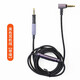 魔律 適用于森海塞爾HD4.50耳套HD4.30 HD4.40BT HD458BT耳罩海綿套 HD400S耳機(jī)替換配件  黑色耳機(jī)線【帶嘜】