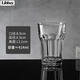 Libbey八角玻璃杯加厚耐熱茶水杯啤酒杯商用水杯牛奶飲料果汁杯家用杯子 高款【414ml】 2只