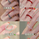 VISIT庫(kù)班豬白茶清歡細(xì)素圈戒指仿玉小眾古風(fēng)時(shí)尚素食指戒指生日禮物情 白茶清歡一個(gè)vip1