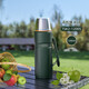 膳魔師（THERMOS） 保溫瓶大容量不銹鋼真空戶外旅行商務(wù)便攜車載水瓶SK-2010/2020 TSK2-1200S 云杉綠 1.2L