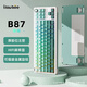 ILOVBEE B87膠坨坨麻將音金屬旋鈕機械鍵盤2.4G無線藍牙有線三模游戲辦公客制化側(cè)刻87鍵RGB熱插拔gasket 蜂林側(cè)刻(劍蘭軸)三模-自帶麻將音【20%推薦】